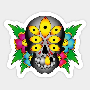 Skull demon Sticker